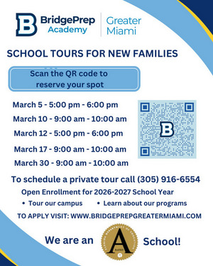 ⭐School Tours for New Families /  ⭐Visitas Escolares para Familias Nuevas